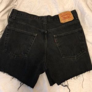 Black Levi shorts